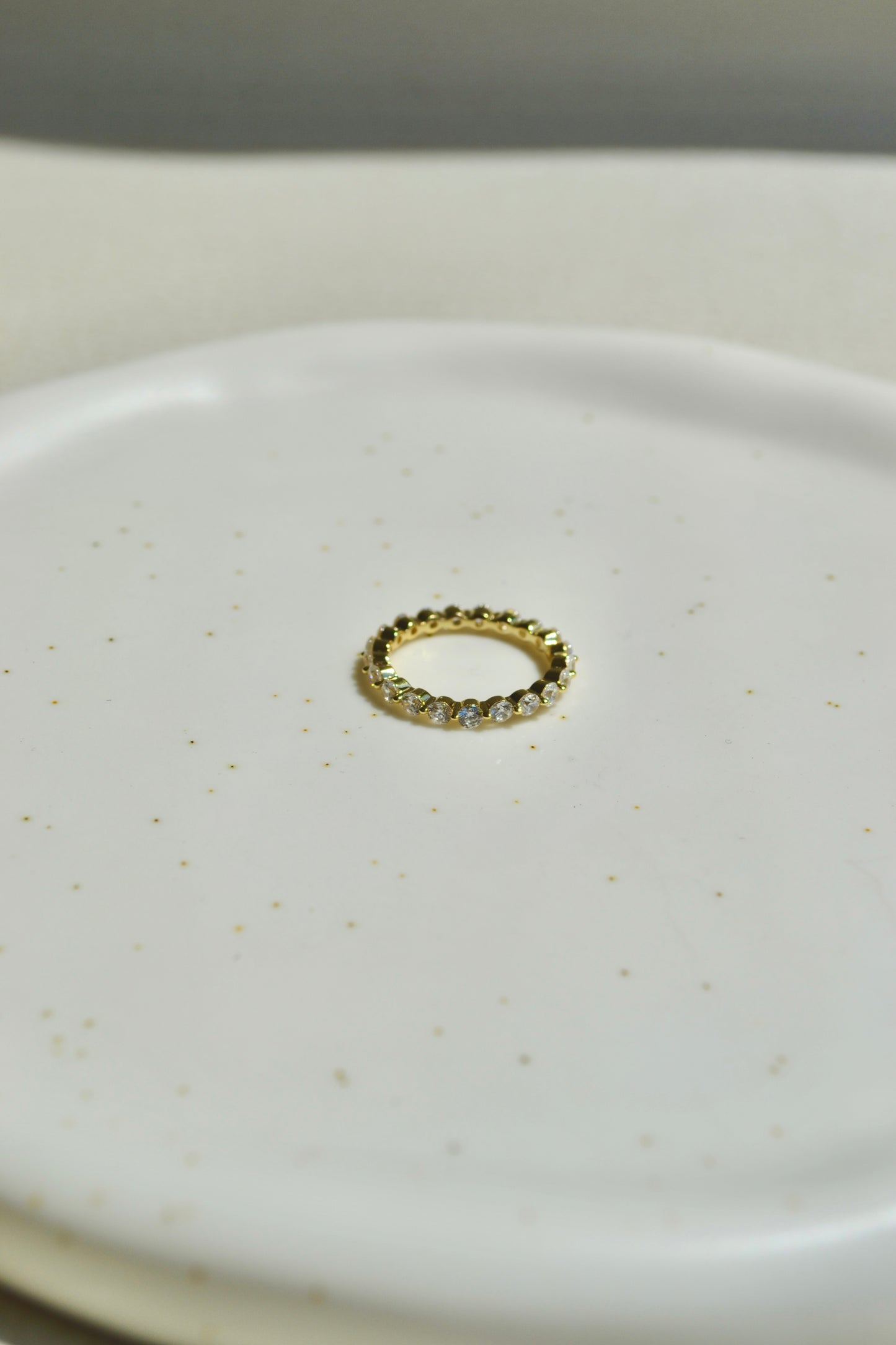 Kayla Eternity Band - 18K Gold Plated Bubble Design