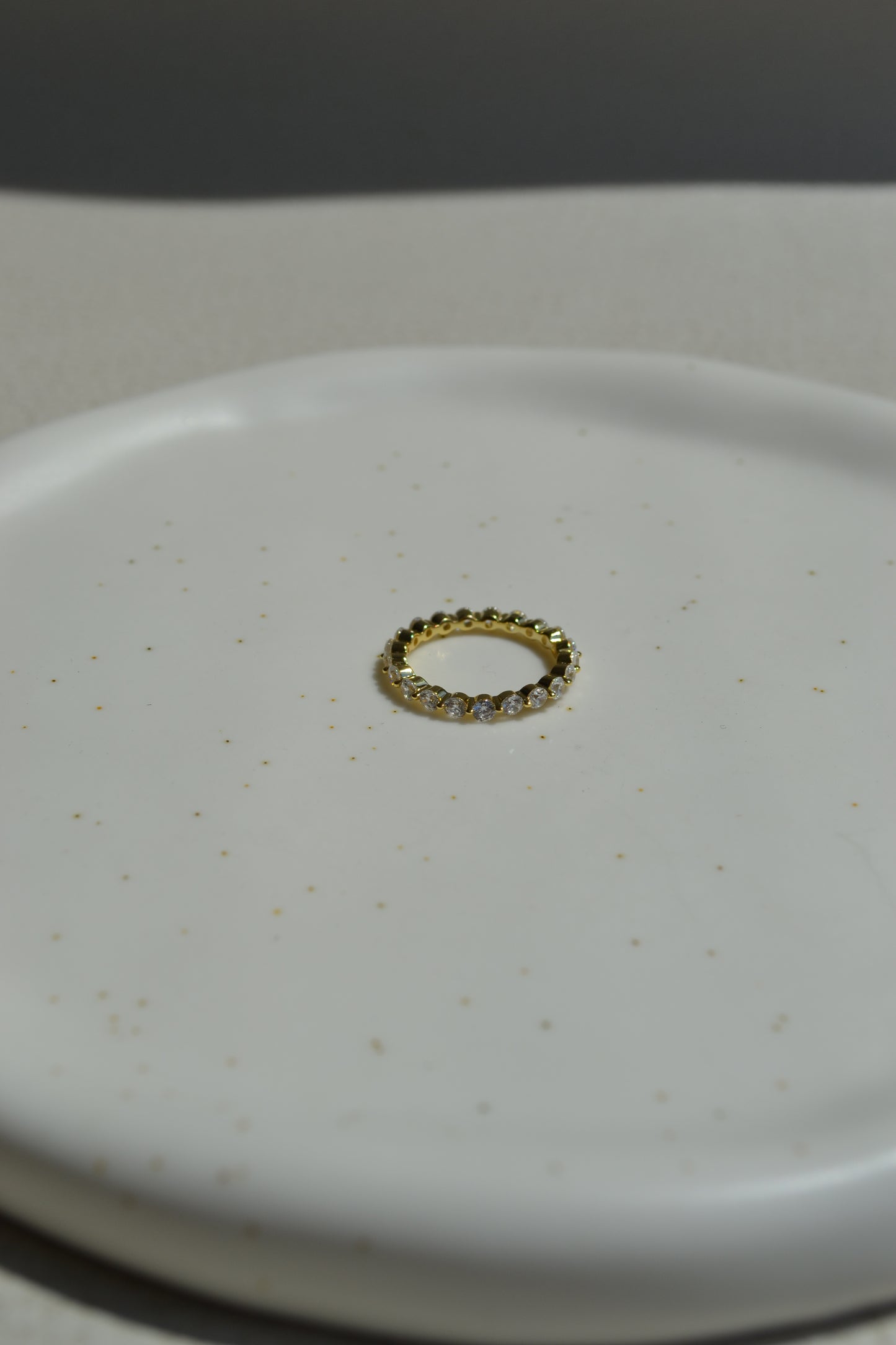 Kayla Eternity Band - 18K Gold Plated Bubble Design