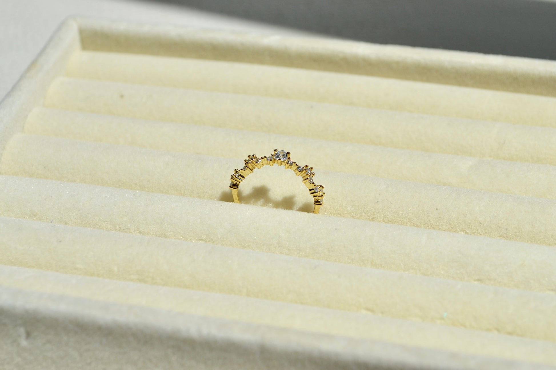 dainty & minimal marquise rings 18k gold plated ring stacking