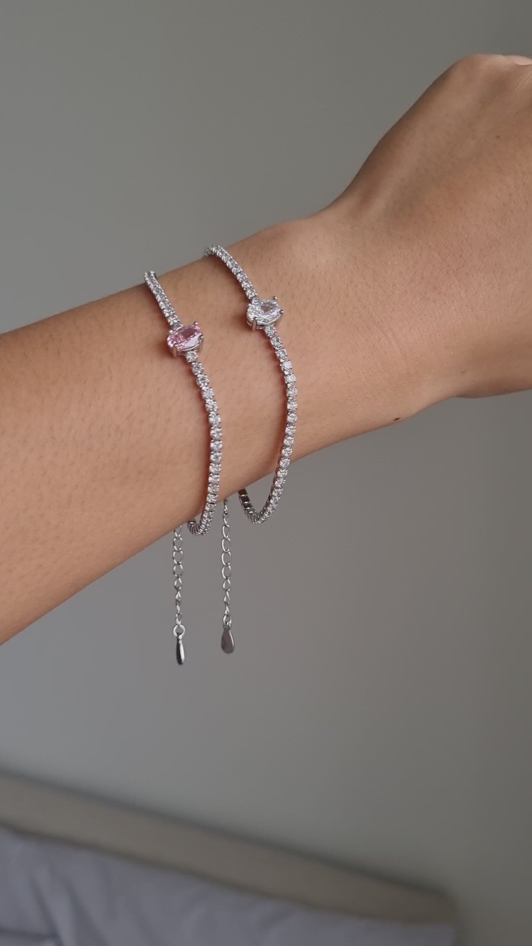 925 sterling silver tennis bracelet